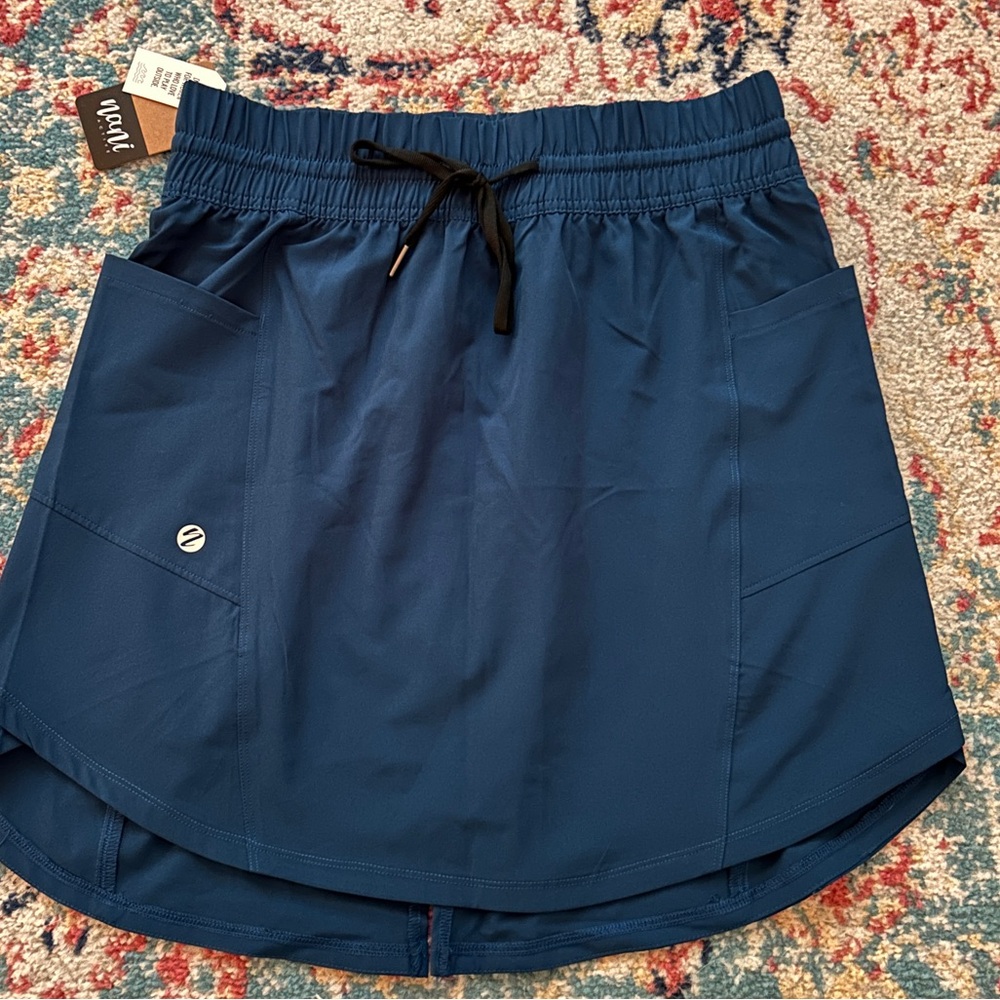 Women's A-Line Skirt in Blue